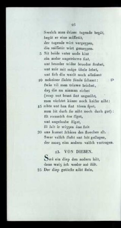 13. Von Dieben.