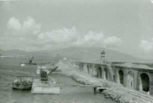 Hafenbau Ponta Delgada Azoren, Portugal, 1937-1943