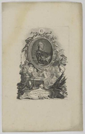 Bildnis des Lvdovicvs XV., König von Frankreich