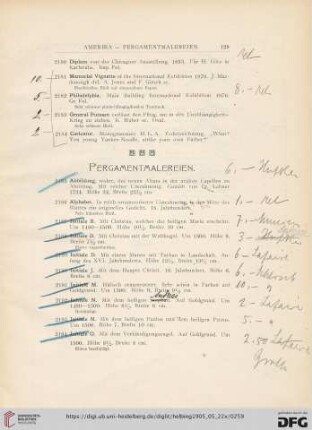 Pergamentmalereien (Nr. 2185-2203)