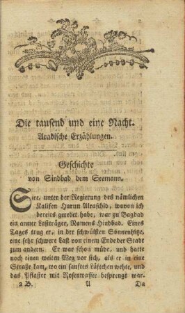 Geschichte von Sindbad dem Seemann