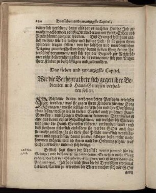 Das sieben und zwanzigste Capitel.