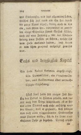 Sechs und dreyßigstes Kapitel - Acht und dreyßigstes Kapitel