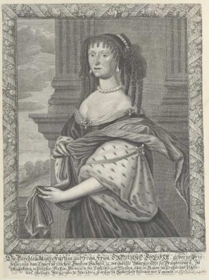 Bildnis der Markgräfin Erdmuthe Sophie von Brandenburg-Bayreuth