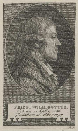 Bildnis des Friedrich Wilhelm Gotter
