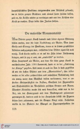 Die malerische Monumentalität