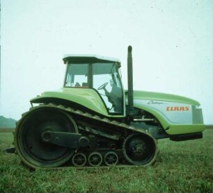 Fotografie: Raupentraktor, Fahrwerk, Gummiraupenlaufwerk