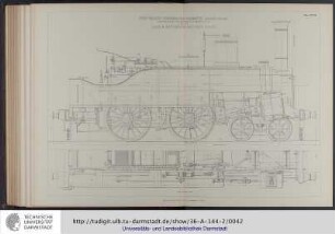 Steep-Gradient Passenger Tank Locomotive (Vaessen's System) contructed by the Société St. Leonard Liege for the Alar & Santander Railway, Spain