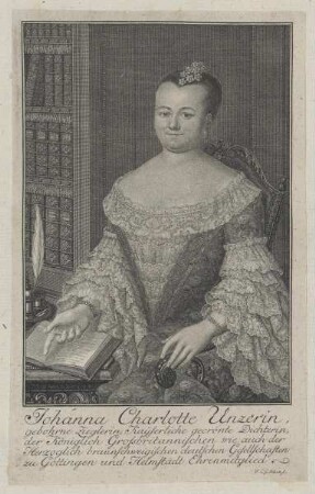 Bildnis der Johanna Charlotte Unzerin
