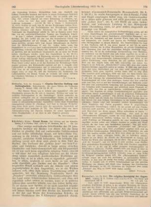 183 [Rezension] Stölzle, Remigius, Charles Darwins Stellung zum Gottesglauben. Rektoratsrede