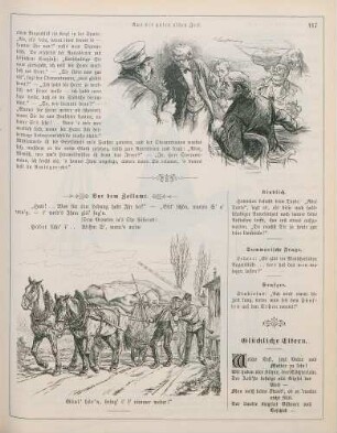 "Aus der guten alten Zeit" "Vor dem Zollamt"