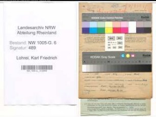 Entnazifizierung Karl Friedrich Lohrei , geb. 07.03.1905 (Lagerarbeiter)