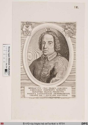 Bildnis Benedetto Pamphili (Pamfili)