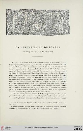 3. Pér. 13.1895: La résurrection de Lazare : triptyque de Nicolas Froment