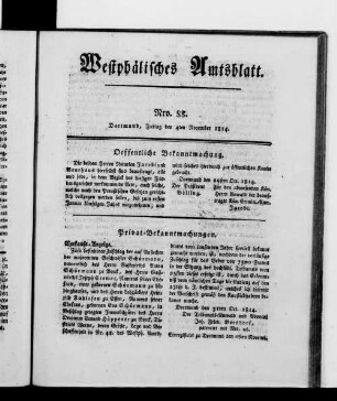 Westphälisches Amtsblatt