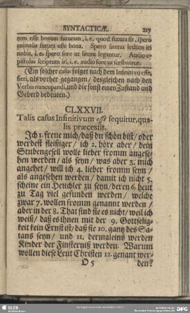 [Talis casus Infinit. esse sequitur qualis praec.]