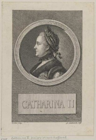Bildnis der Catharina II.