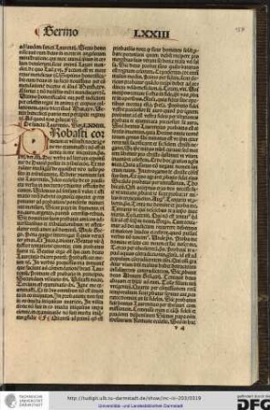 De sancto Laurentio, sermo lxxiii.