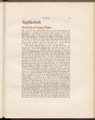 Künstlerbriefe