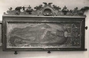 Altar, abgenommener linker Seitenflügel (1587, unbekannter Meister). Plauen, Lutherkirche