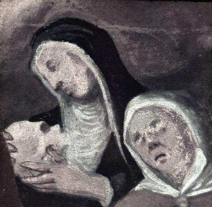 Anbetung des apokalyptischen Lamms mit Heiligen