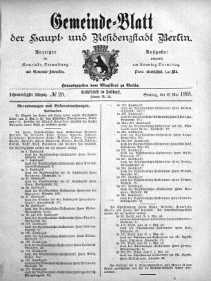1895,20: No. 20, 19. Mai 1895