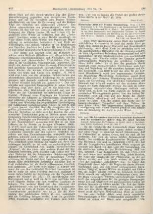 444-445 [Rezension] Alt, Karl, Die Lateinschule der freien Reichsstadt Kaufbeuren und ihr berühmtester Rektor Mag. Dr. Jakob Brucker