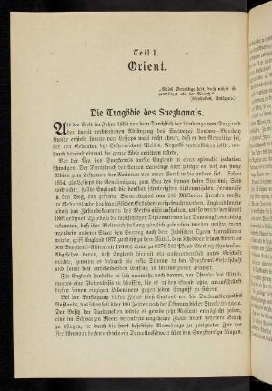 18-75 Teil I. Orient