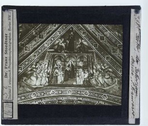 Giotto (Umkreis), Freskenzyklus der Franziskanischen Allegorien (Assisi, S. Francesco, Unterkirche) : Allegorie des Gehorsams