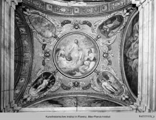 San Matteo, San Matteo: Chorseitenkapelle, San Matteo: Chorseitenkapelle, Gewölbe, Genua