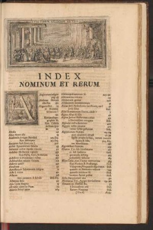Index Nominum et Rerum