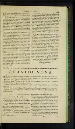 [Quaestio IX. - XX.]