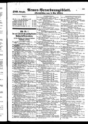 480.Ausgabe. Samstag, 8. Mai 1915