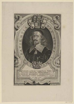 Bildnis des Iohann. Conrad Varnbüler