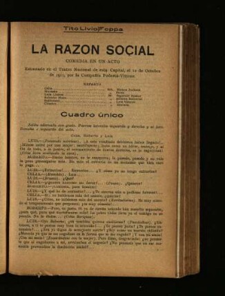 Cuadro único