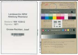 Entnazifizierung Josef Grosse-Rechtien , geb. 13.09.1891 (Lehrer)