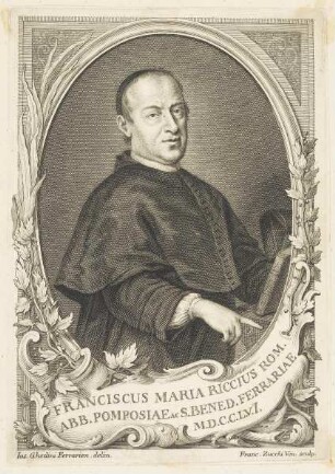 Bildnis des Franciscus Maria Riccius