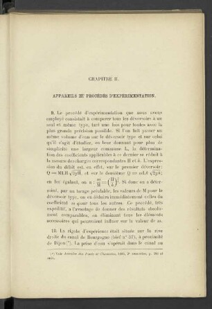 Chapitre II. Appareils Et Procédés D'Expérimentation