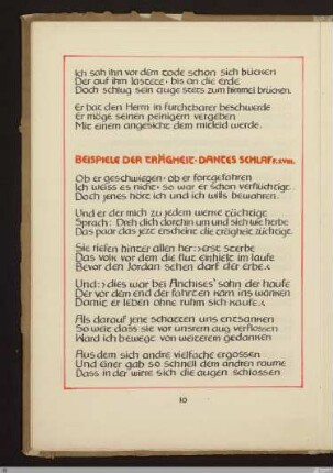 Beispiele der Trägheit, Dantes Schlaf (Fegefeuer XVIII, 127 - 145) : [SW X/XI: h7]; [SW X/XI, S. 69/179]