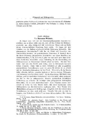 Einzelne pädagogische Richtungen, Pädagogen und Schulmänner : zweite Abteilung ; [Pädagogik und Bildungswesen]