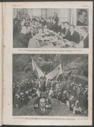 Banquete al pintor uruguayo Sr. Pedro Blanes Viale [y] Demostración al poeta Regules