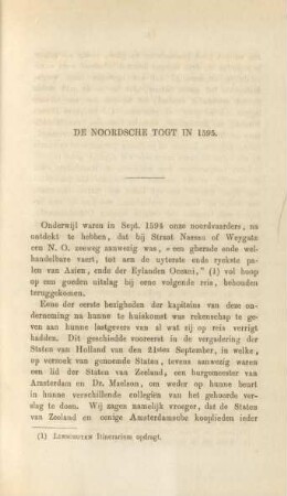 De noordsche togt in 1595