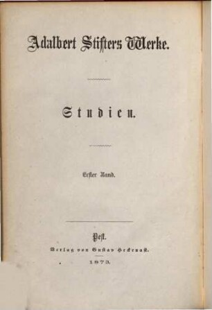 Studien, 1