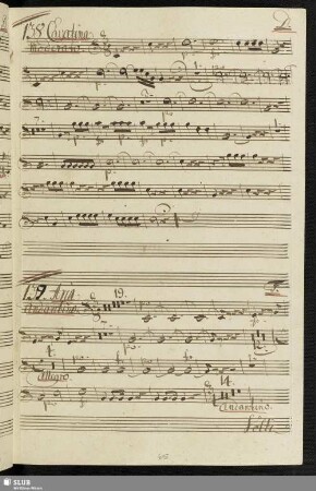 139. Aria: Vi parlo per bene lasciatela star / Scarlatti, G.