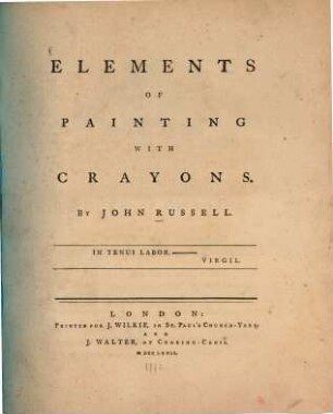 Elements of painting with crayons
