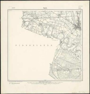 Meßtischblatt 2424 : Goch, 1907 : Goch. - Aufn. 1892, hrsg. 1893, bericht. 1907. - 1:25000. - [Berlin]: Reichsamt für Landesaufnahme, 1907. - 1 Kt.