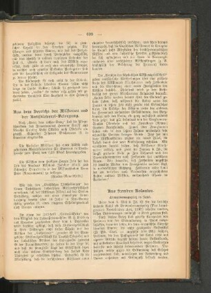 Aus dem Bereiche der Missionen und der Antisklaverei-Bewegung.