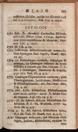 Catalogi.