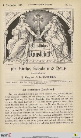 Nr. 11 (1. November 1885)