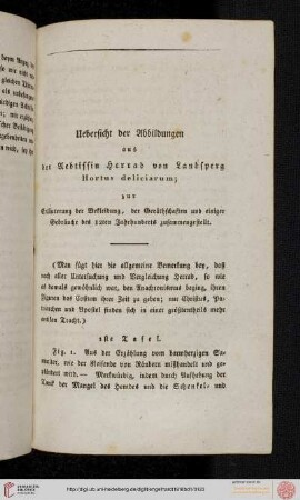 Erklärung der Kupfertafeln
